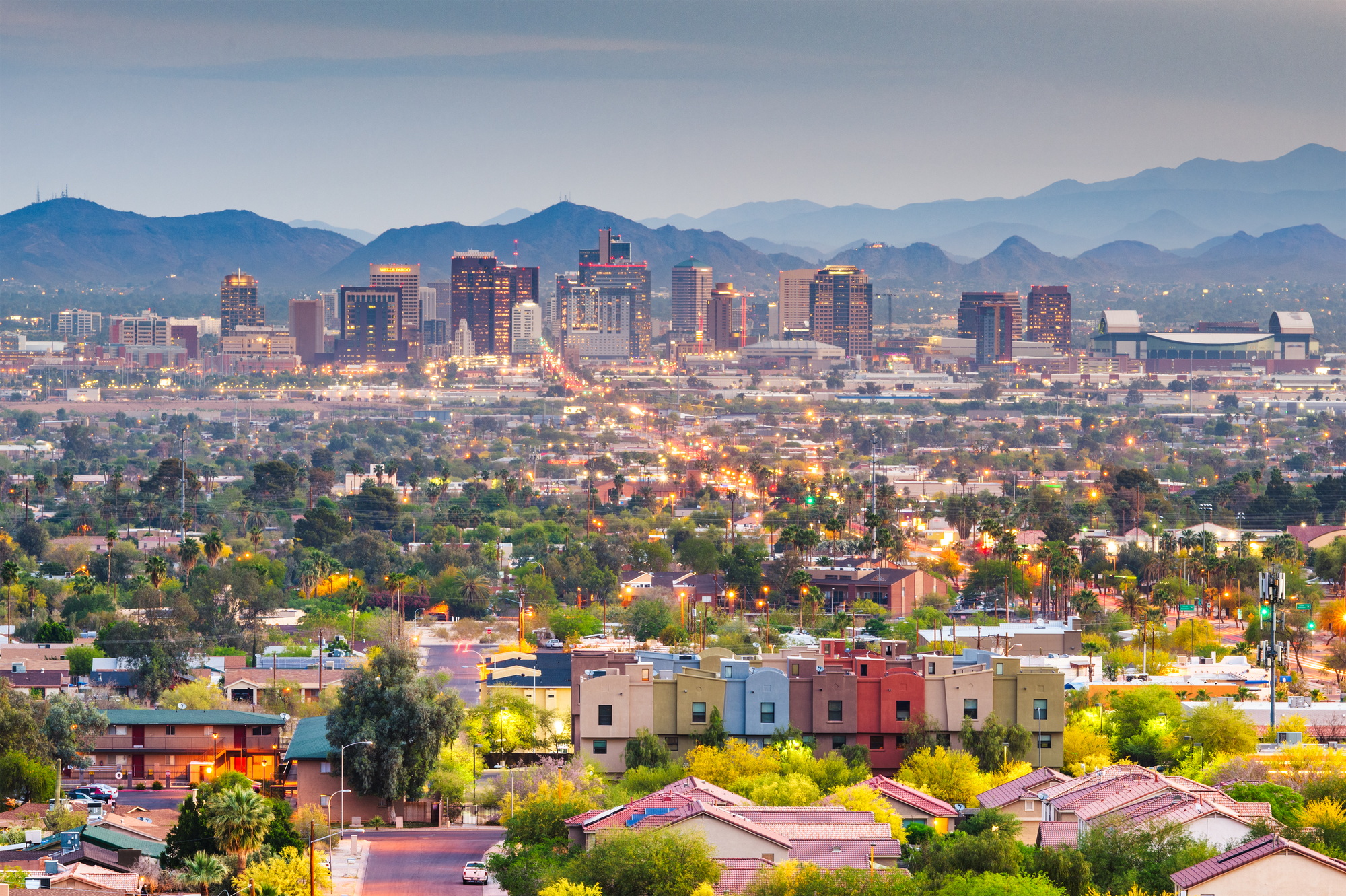 Phoenix Arizona downtown cityscape